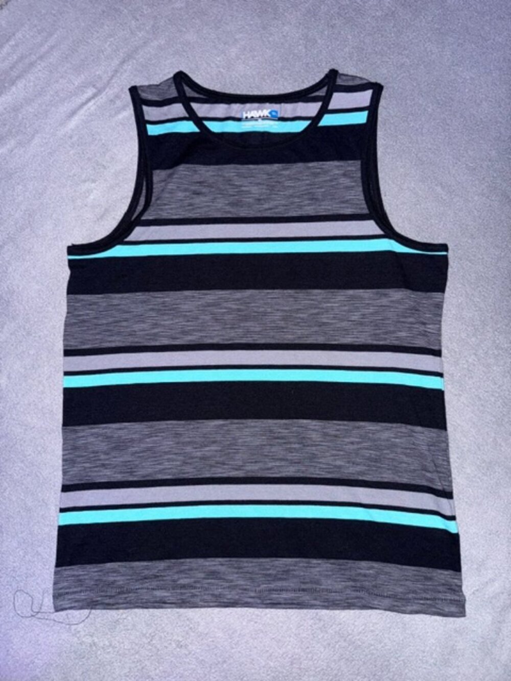 HAWK Tony Hawk Youth XL Striped Cotton Tank Top Shirt